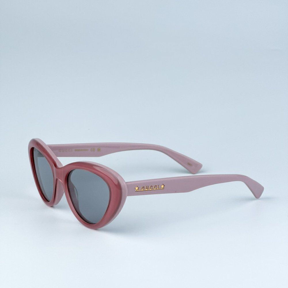 SALE! NEW Gucci GG1170S 004 Pink Grey Cat Eye Women Sunglasses GG 1170S - Picture 11 of 15